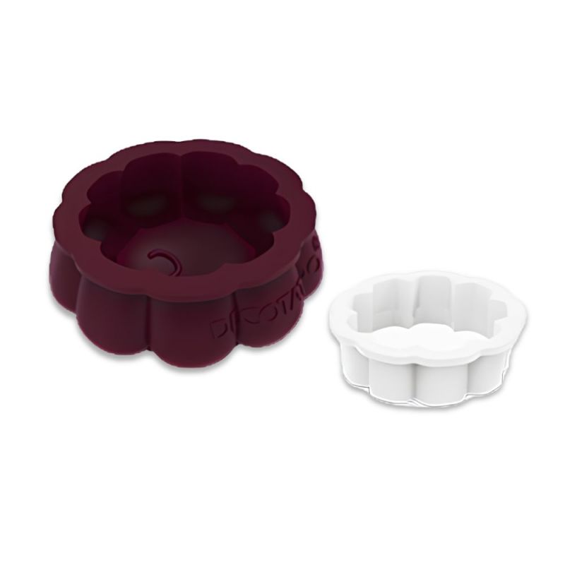 Moule silicone trompe-l’œil fleur Mellow Regular x6