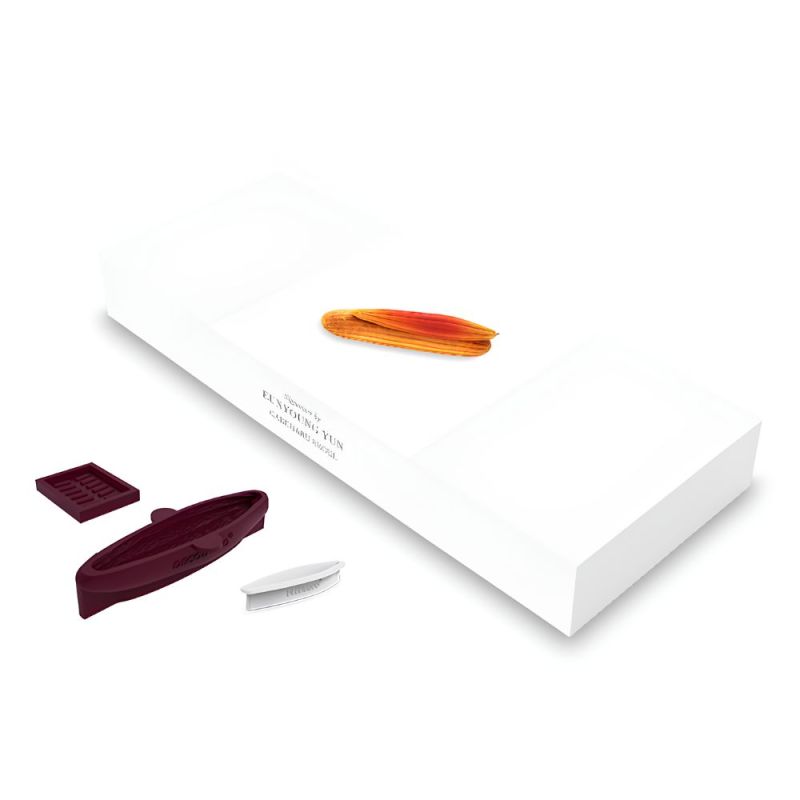 Moule silicone trompe-l’œil Éclair cacao x6