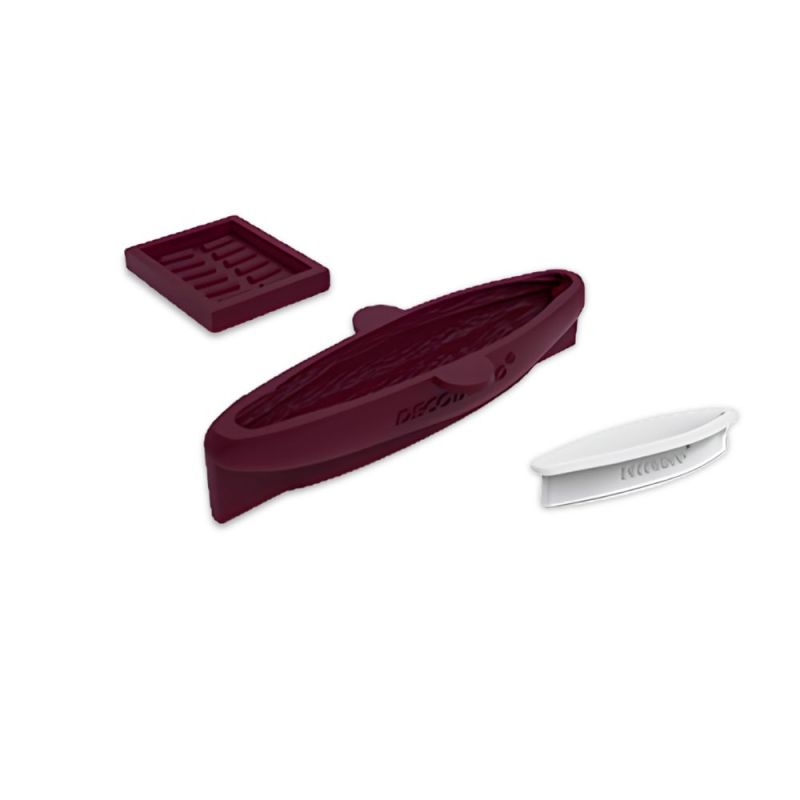 Moule silicone trompe-l’œil Éclair cacao x6