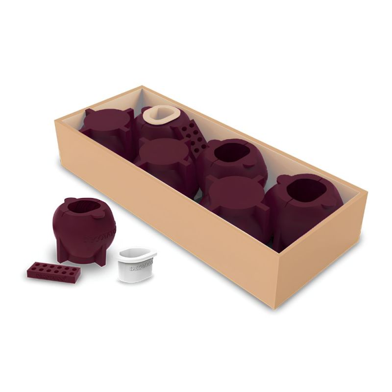 Moule silicone trompe-l’œil Pain au chocolat x6 – Signature Paul Occhipinti
