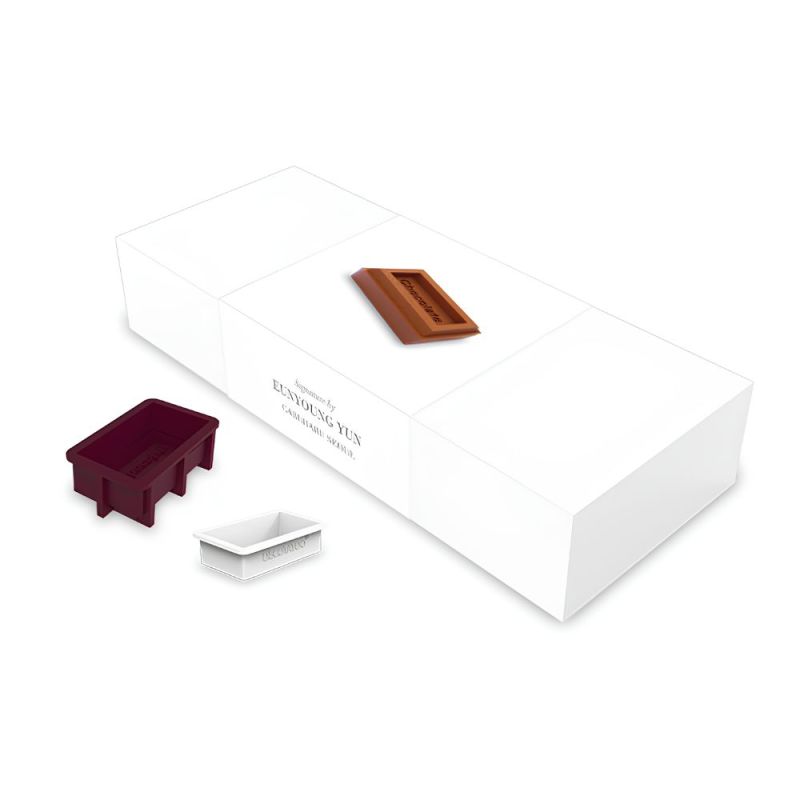 Moule silicone trompe-l’œil Tablette de chocolat x6 – Signature Eunyoung Yun