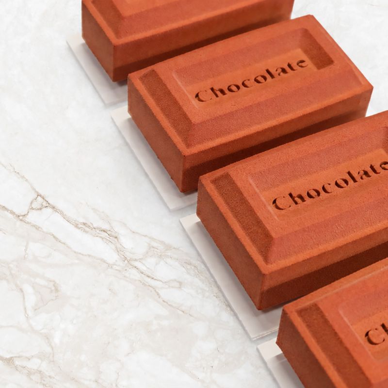 Moule silicone trompe-l’œil Tablette de chocolat x6 – Signature Eunyoung Yun