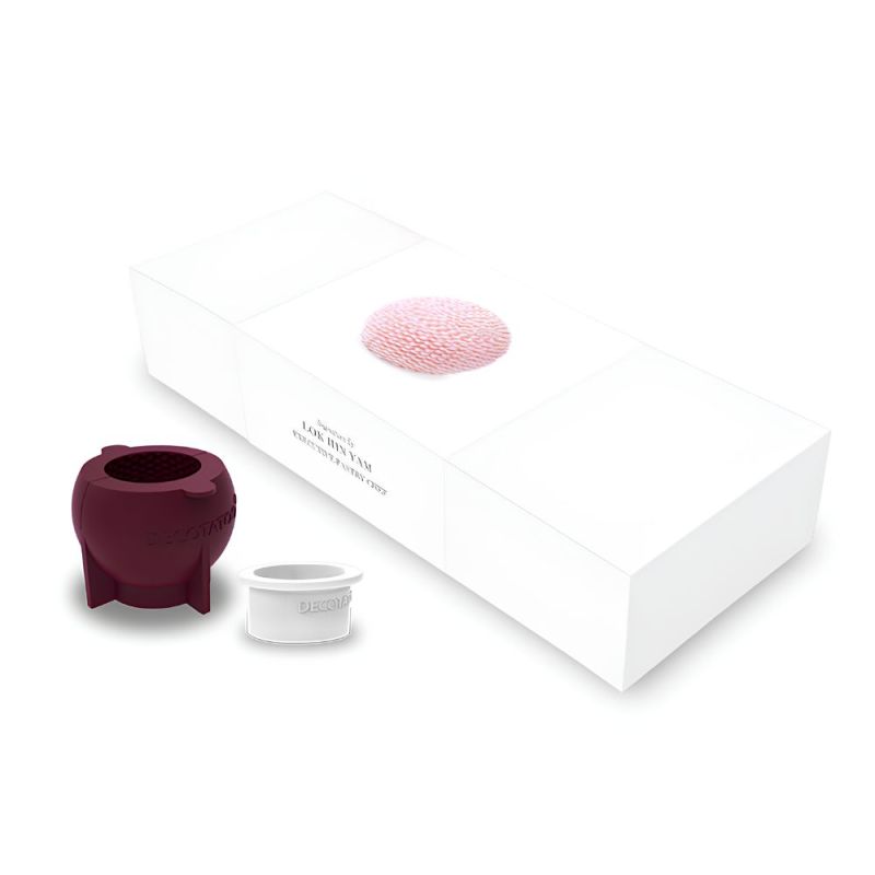 Moule silicone trompe-l’œil Fleur Pompom x8 – Signature Lok Hin Yam