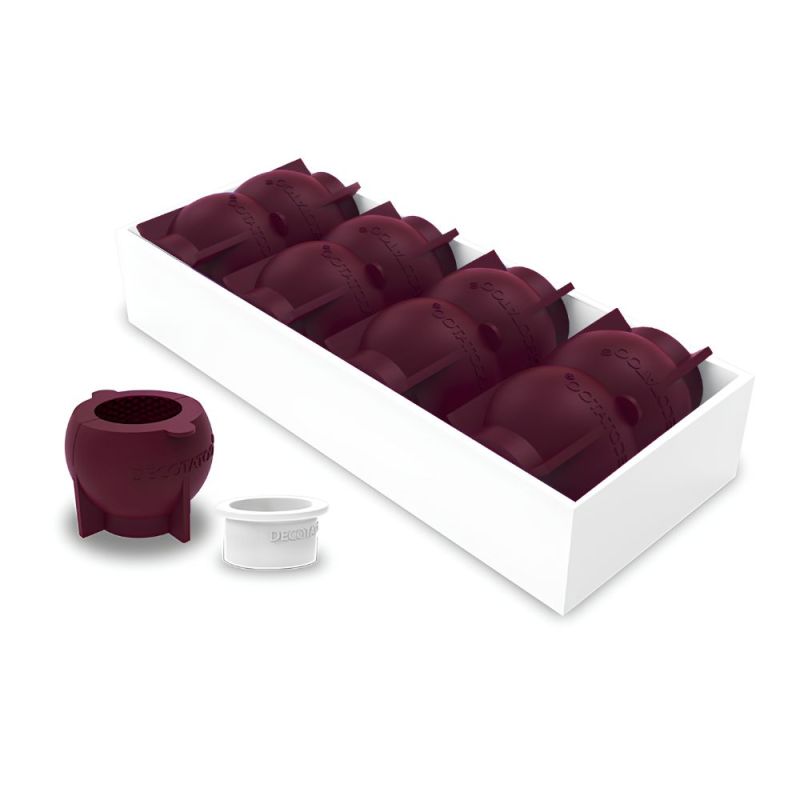 Moule silicone trompe-l’œil Fleur Pompom x8 – Signature Lok Hin Yam