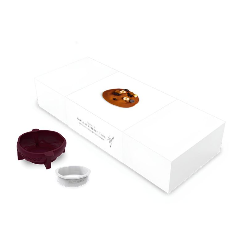 Moule silicone trompe-l’œil Cookie x6 – Signature Pierre-Henri Roullard