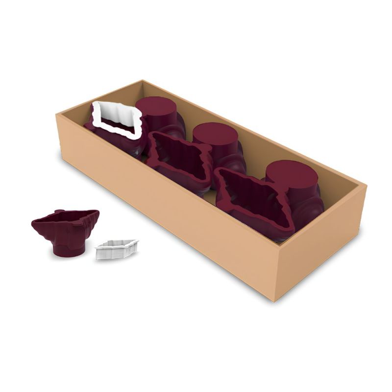 Moule silicone trompe-l’œil Croissant x6 – Signature Paul Occhipinti