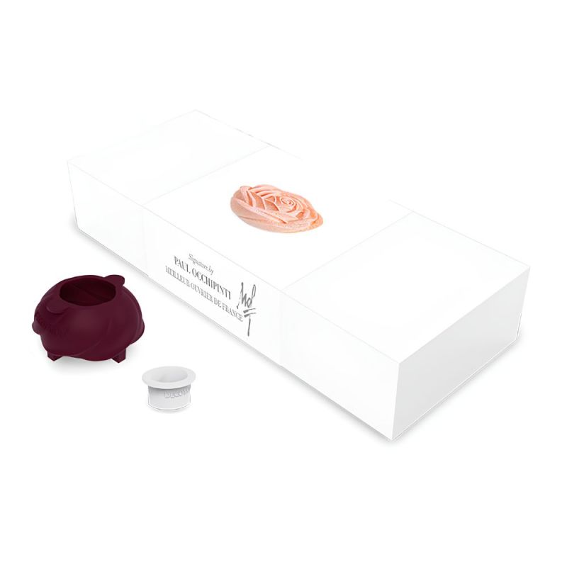 Moule silicone trompe-l’œil Rose x6 – Signature Paul Occhipinti