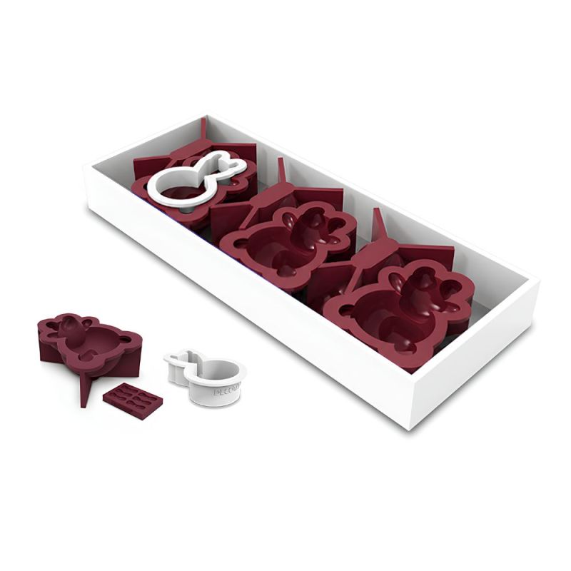 Moule silicone trompe-l’œil Ourson Ted-Y’s x6 – Signature Paul Occhipinti