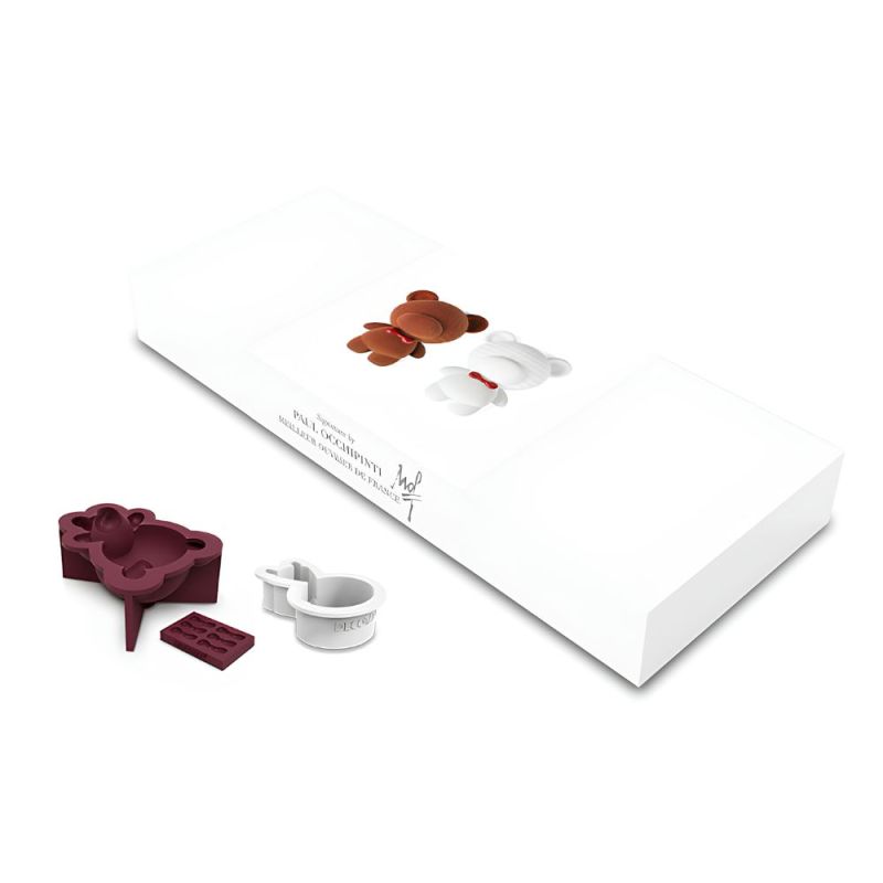 Moule silicone trompe-l’œil Ourson Ted-Y’s x6 – Signature Paul Occhipinti