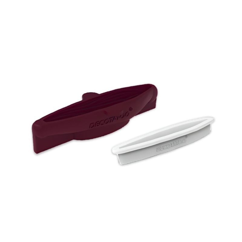 Moule silicone trompe-l’œil Éclair vanille x8