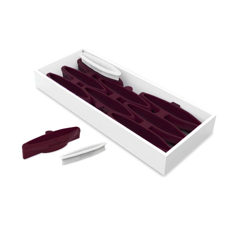 Moule silicone trompe-l’œil Éclair vanille x8