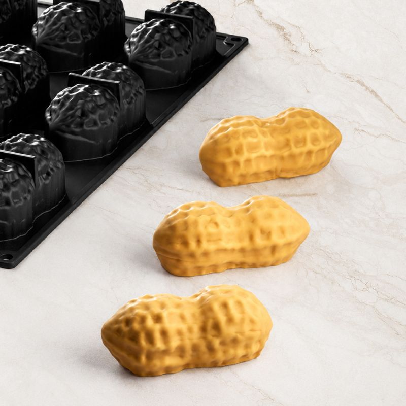 Moule silicone Pavoflex cacahuète trompe-l'œil Fabrizio Fiorani