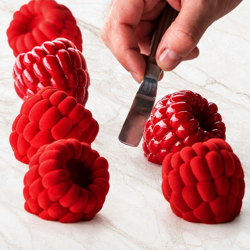 Moule silicone Pavoflex framboise trompe-l'œil Fabrizio Fiorani